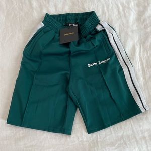 Palm Angels Green Track Sweat Shorts size Small
